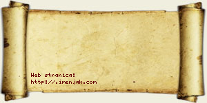 Jakov Mećava vizit kartica